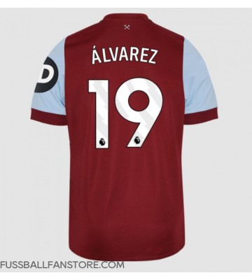 West Ham United Edson Alvarez #19 Replik Heimtrikot 2023-24 Kurzarm